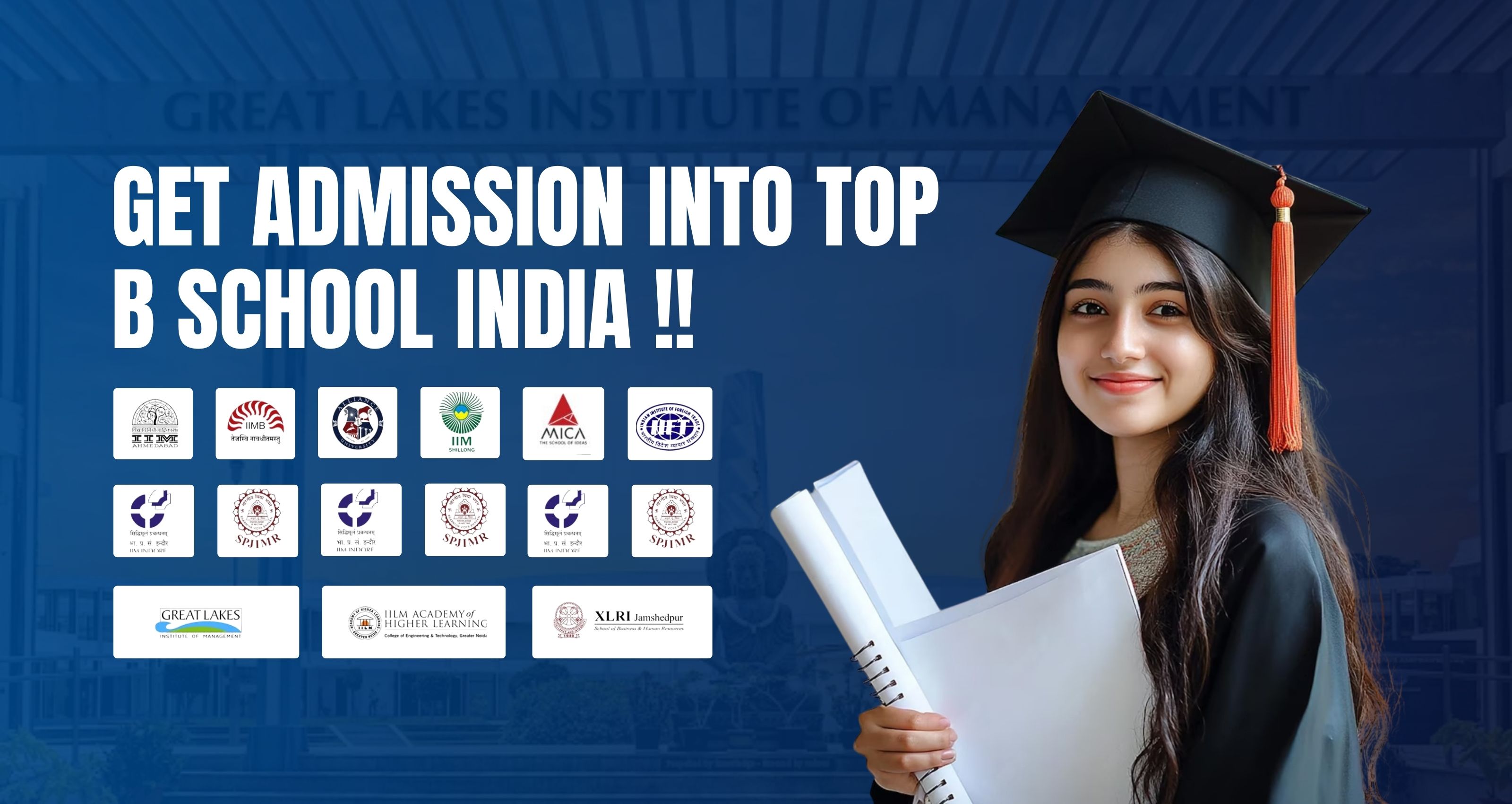 Get Admission into top B Schools in india