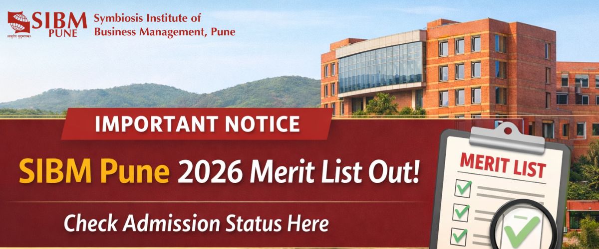 SIBM Pune MBA Merit List 2026