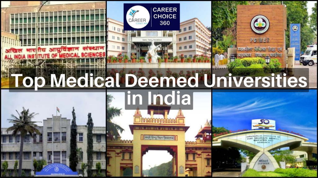 TOP MEDICAL DEEMED UNIVERSITIES IN INDIA