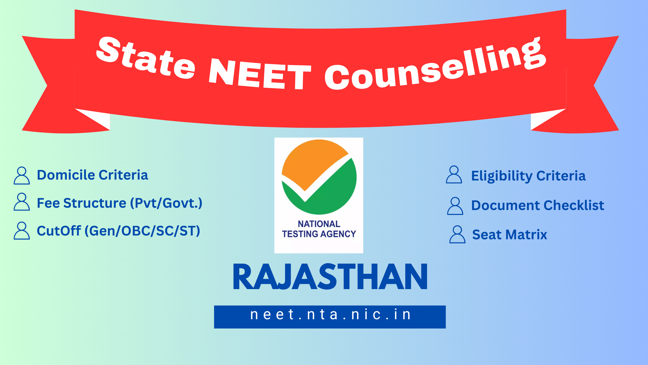 You are currently viewing Rajasthan NEET UG COUNSELLING 2023 – Date Update