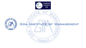 Read more about the article Goa Institute Of Management (GIM) : Highlights, Course & Fees, Eligibility criteria, Placements and Ranking